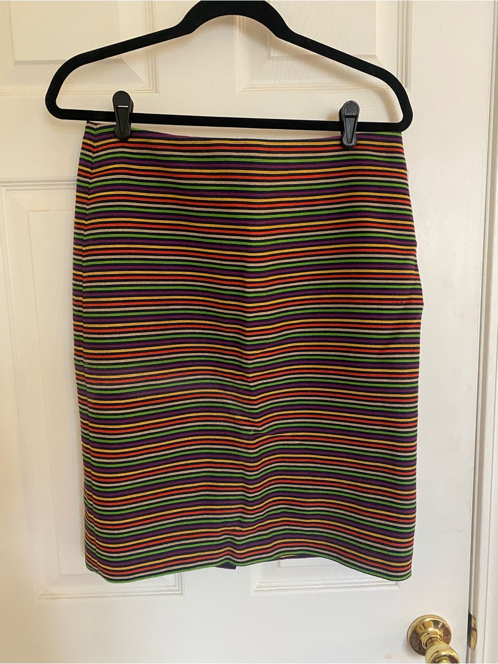 Talbots Multicolor Striped Pencil Skirt